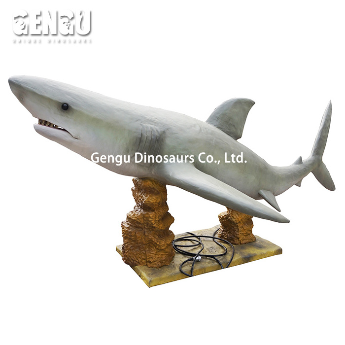 Full Size Realistic Animal Sculpture Fiberglass Shark