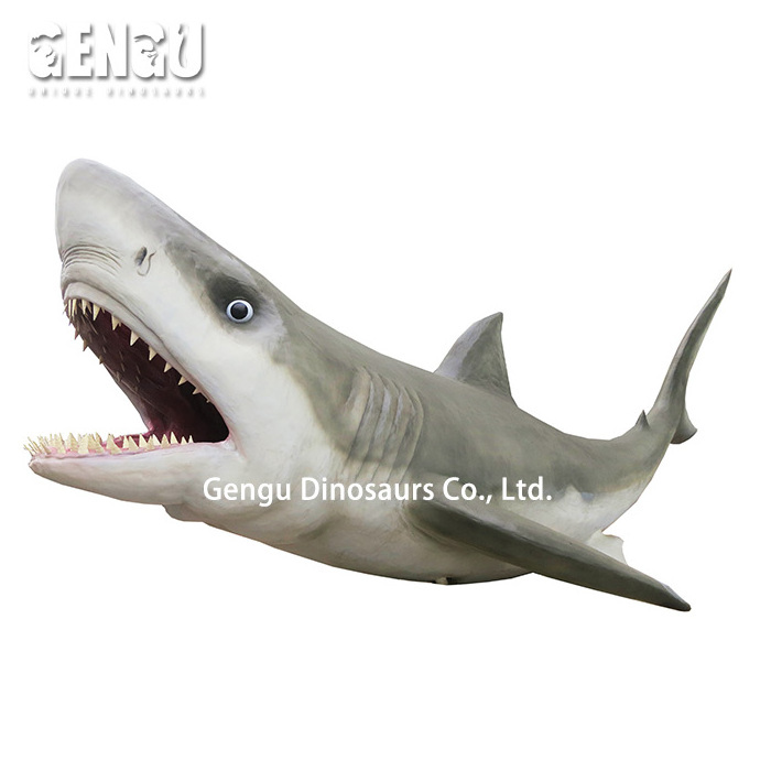 Full Size Realistic Animal Sculpture Fiberglass Shark