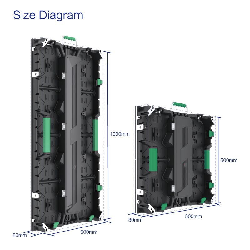 HBYLED 3.91mm black led screen portable led display panel pantallas led p5 exterior digital advertising board for outdoor