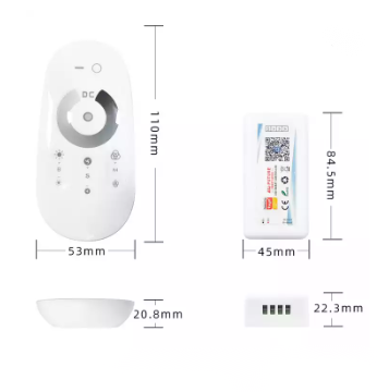 Tuya Smart LED Dimmer 12v 2.4g RF Remote Control 24V Mono Single Color COB Strip Light Smartlife APP WiFi LED Dimmer Controller