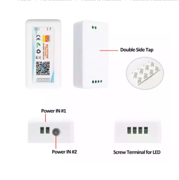 Tuya Smart LED Dimmer 12v 2.4g RF Remote Control 24V Mono Single Color COB Strip Light Smartlife APP WiFi LED Dimmer Controller