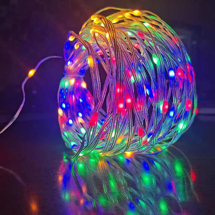 No MOQ Christmas led light 100leds 200leds string light app control music sync 5v usb led strip light