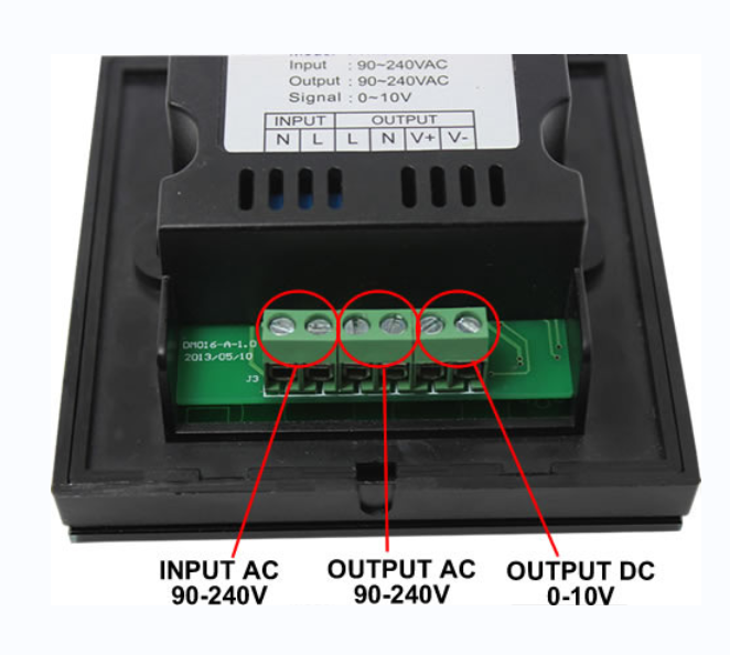 AC90-240V Led Light Panel Touch Controller 0-10V Led Dimmer for 110V/220V Led Light Wall-mounted Switch DM016