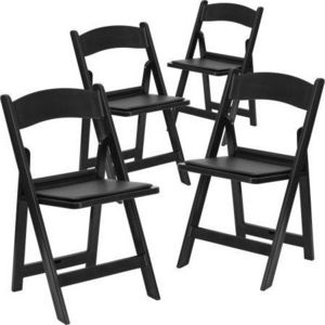 white or black pp foldable outdoor events wedding plastic chair for adults and kids party folding chairs