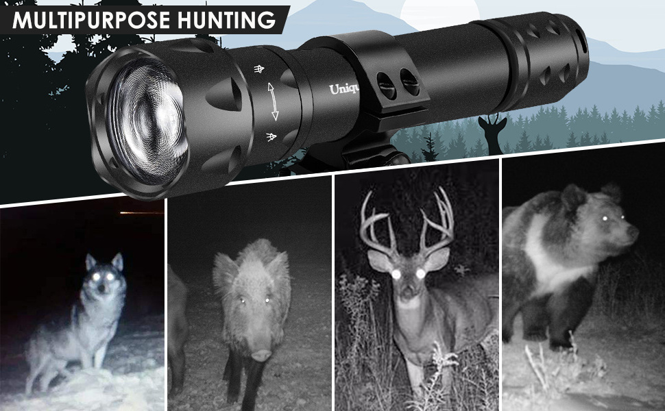 Zoom Laser Vcsel Night Vision 850Nm Outdoor Fishing Fill Led Infrared Flashlight Ir Hunting Light Flashlights & Torches