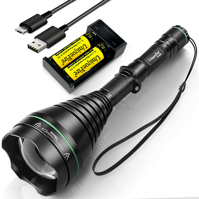 UniqueFire Led Infrared IR 850nm Night Vision Focus Adjustable Rechargeable Self Defence Linterna Hunting Torch Light BestSuppliers