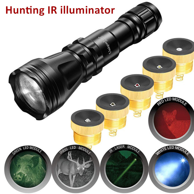 UniqueFire 2001 Powerful 850mn Long Range lazer Hunting Large capacity  Rechargeable Ir Torches Flashlights