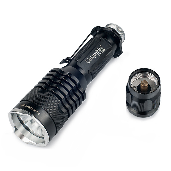 Self Defense Supplies 1200Lm High Lumens Logo Customization Xm-L2 10W Super Bright Hunting Led Flashlight