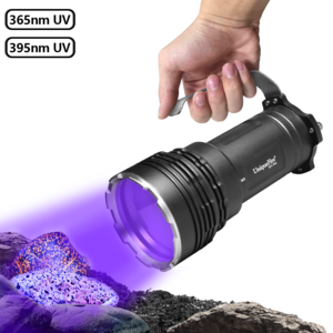 UniqueFire UF-T21Pro portable uv 5 LEDs ultraviolet 365nm 25W rechargeable scorpion UV Flashlight for mineral mining exploration