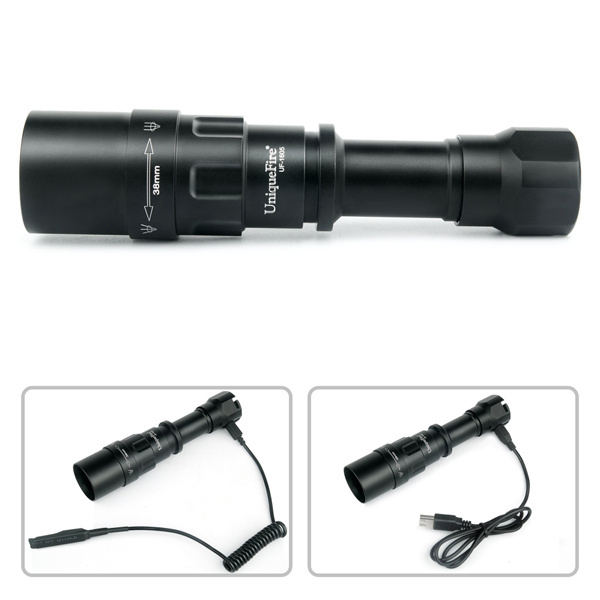 Uniquefire 1605-75 850nm 5W Aluminum Directly Supplier Manufacturer Outdoor LED Hunting  Flashlights Torches