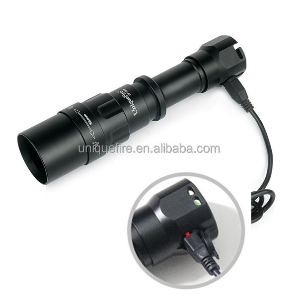 Uniquefire 1605-75mm IR 940nm Good Quality Cost-effective Rechargeable Outdoor LED Hunting Flashlights Torhes