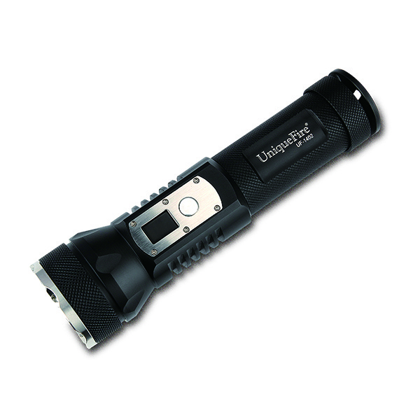 UniqueFire 1200lumens led charging ex proof flashlight kinetic torch light