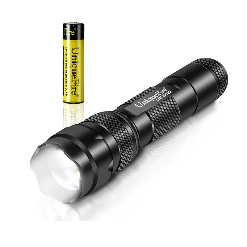 UniqueFire 502F XM-L2 zoom flash light camping lamp lanterna bike flashlight