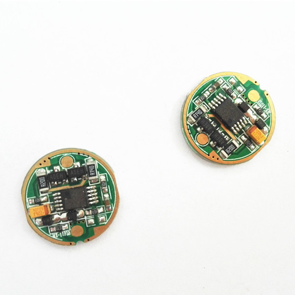 17mm diameter 3 Modes 3.7V-4.2V Input Circuit Driver XML L2 T6 XPL LED Flashlight Driver PCB Board