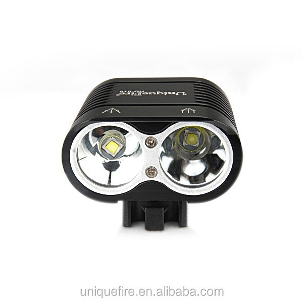 Uniquefire HD016 aluminum 4-mode 2 LED charging bicycle led lamp