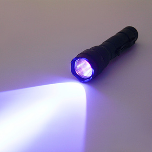 UniqueFire 502B Ultraviolet 365nm UV LED flashlight detector for pet Urine and rock hunting