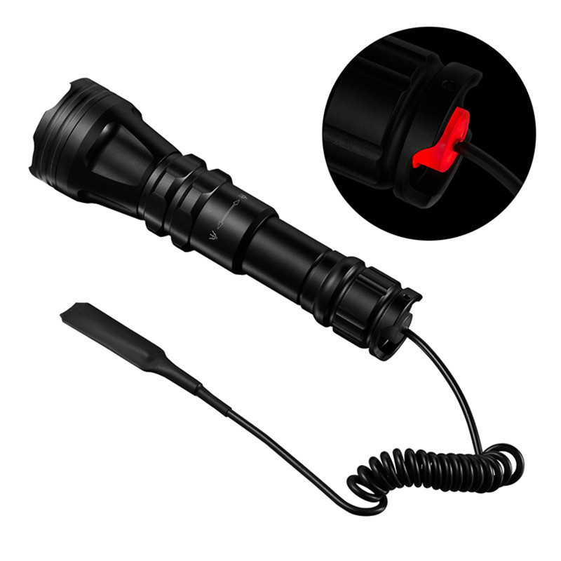 UniqueFire UF-2001D zoom 18650 rechargeable VCSEL laser infrared 940nm diode IR illuminator 500m led torch hunting flashlights