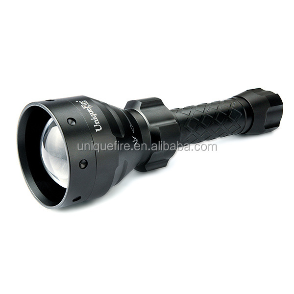 UniqueFire 1405 67mm lens 10W White light long range rechargeable zoom hunting equipment torch flashlight