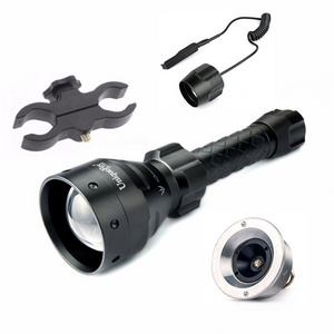 Uniquefire UF-1405 T67 2X 26650/18650 infrared led emitter illuminator zoomable led hunting flashlight