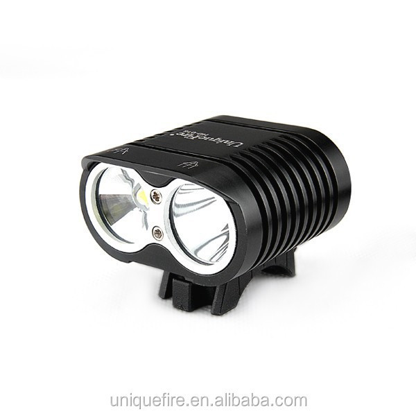 Uniquefire HD016 aluminum 4-mode 2 LED charging bicycle led lamp