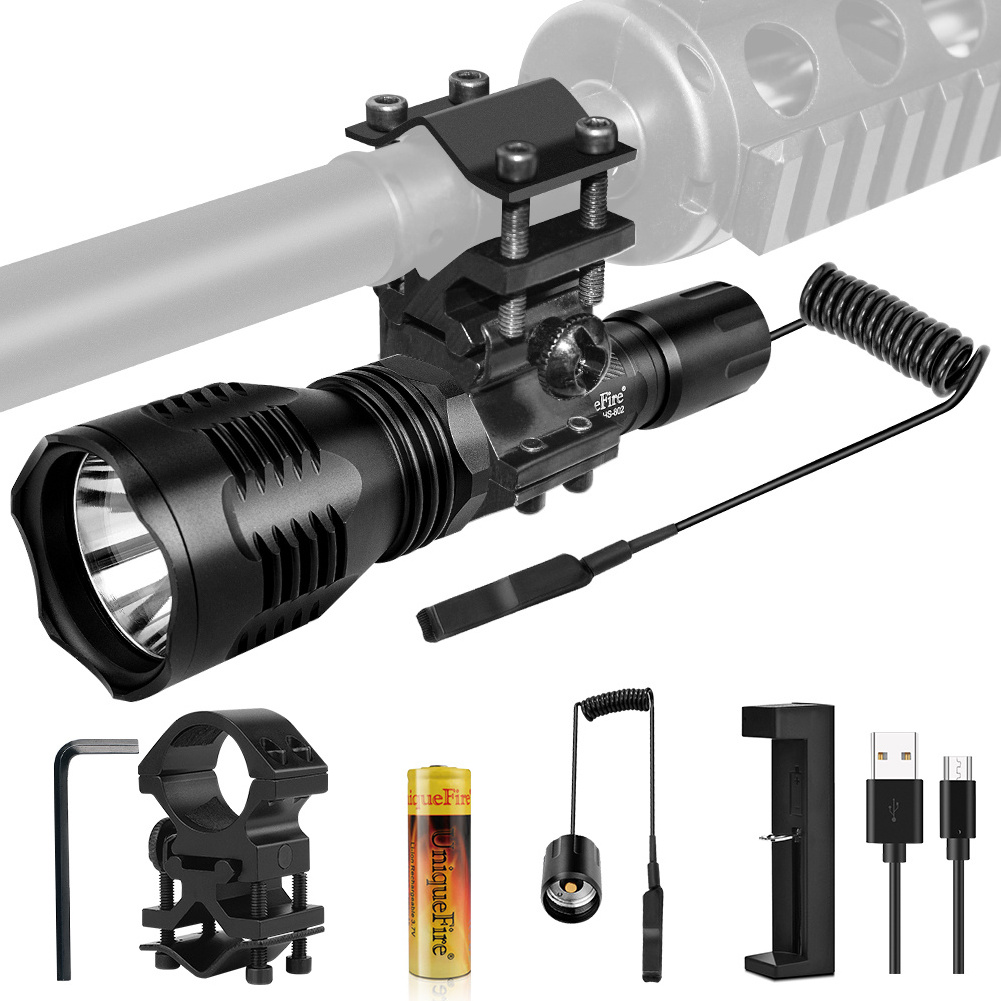 UniqueFire HS-802  lighter torch led tactical 1200 lm long throw led flashlight