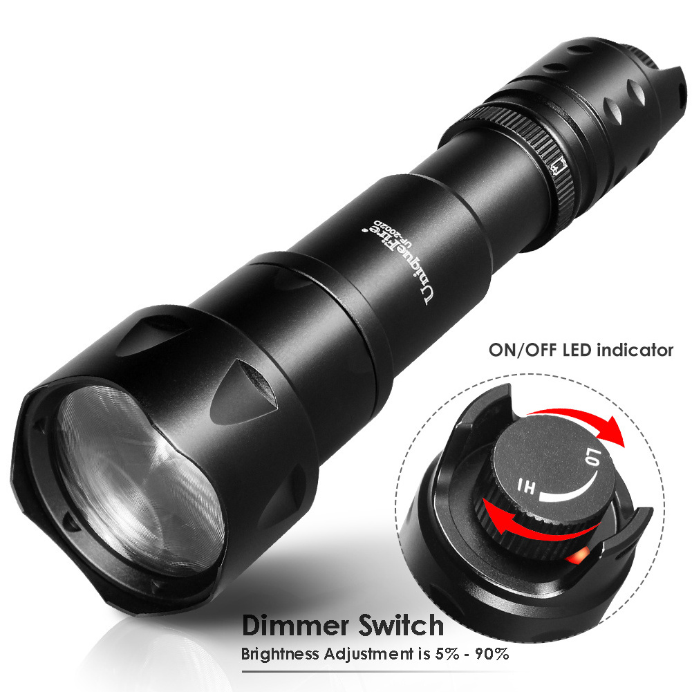 UniqueFire UF-2002 VCSEL diode 850nm/940nm laser infrared illuminator night vision ir flashlight hunting torch light with dimmer