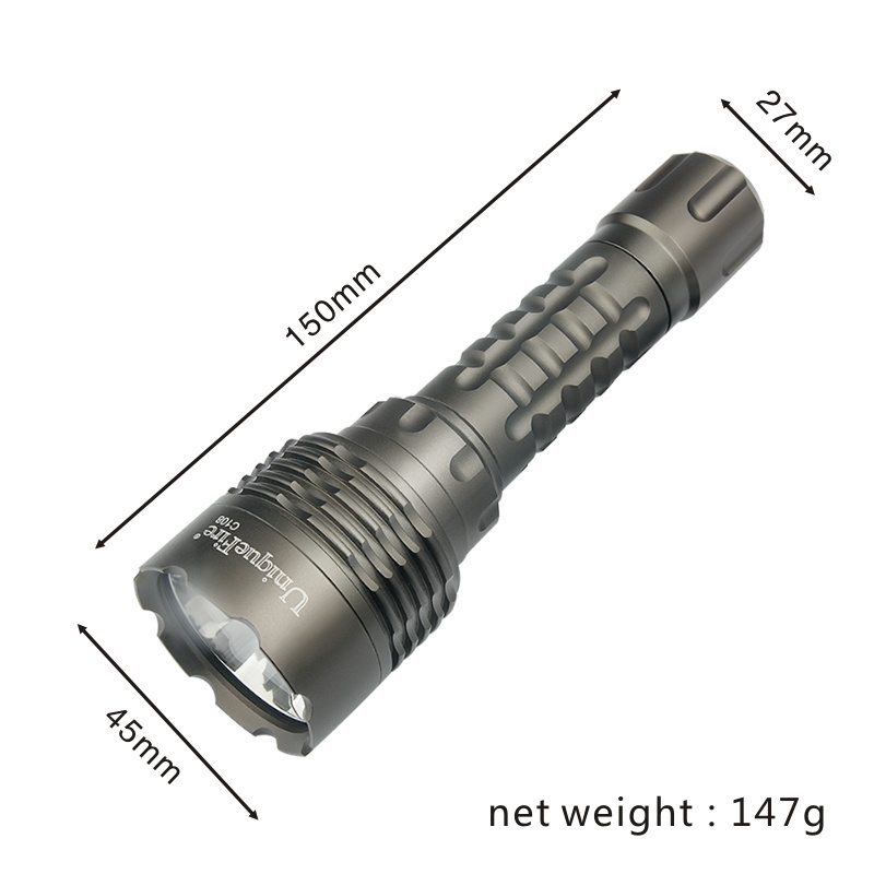 UniqueFire UF-C108 rechargeable led torchlight multi-function strong light flashlight