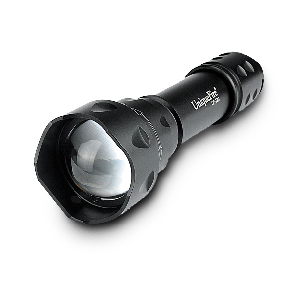 Uniquefire 850nm Ir Led Waterproof Tactical Infrared Dimming Zoom Hunting Torch Flashlight