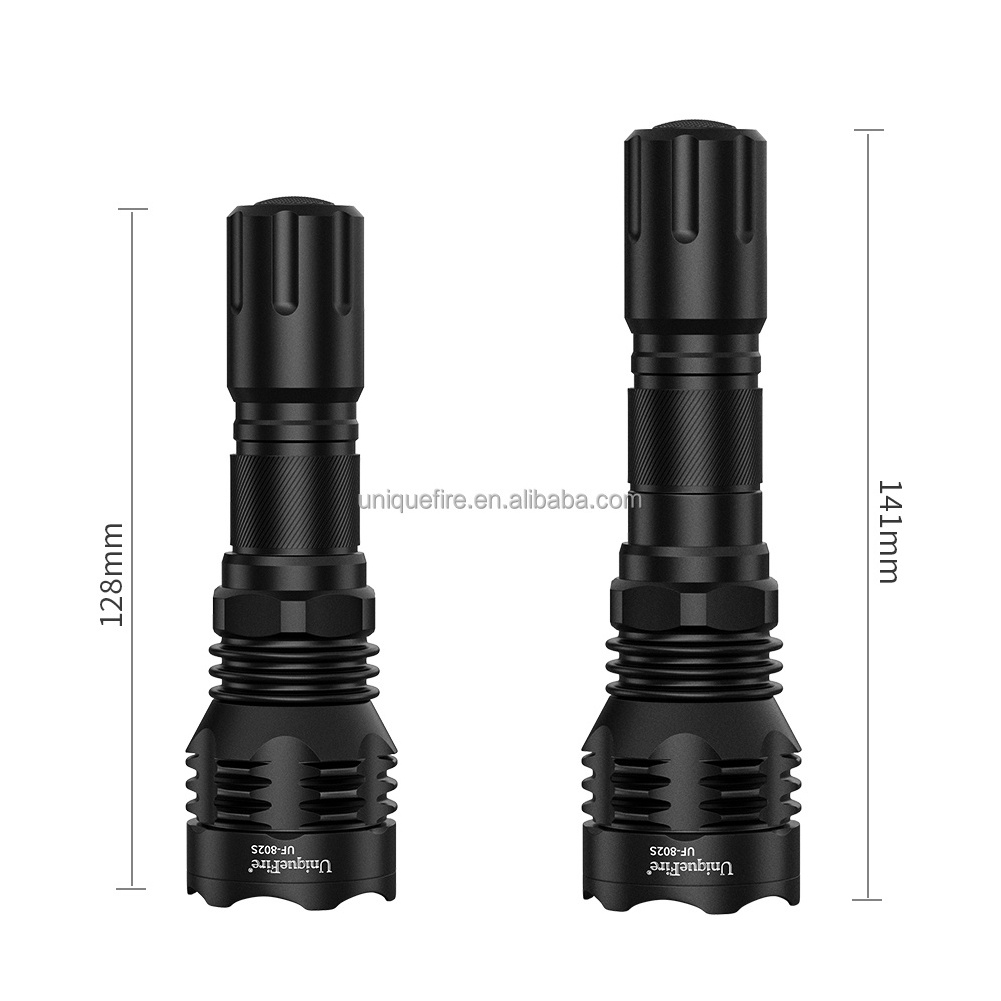 802S 940nm Portable LED Waterproof Tactical Zoomable Outdoor Illuminator IR Flashlight