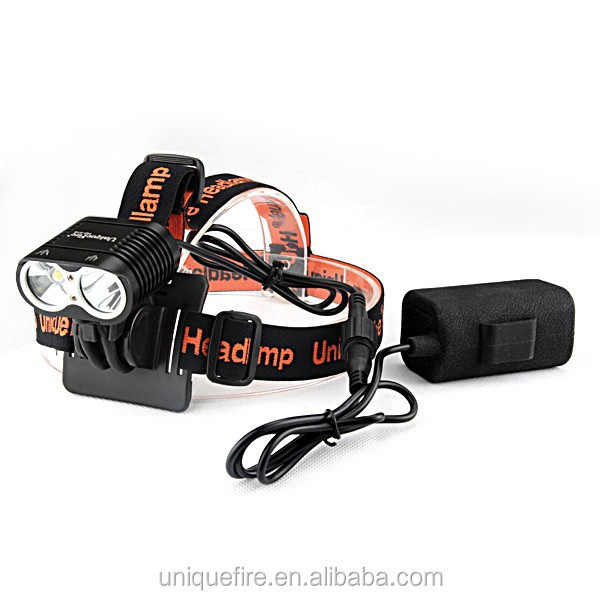 Uniquefire HD016 aluminum 4-mode 2 LED charging bicycle led lamp