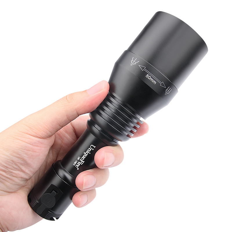 Xm-L2 1200Lm Super Bright Zoomable Powerful Tactical Led Pocket Brightenlux Rechargeable Hunting Flashlights & Torches