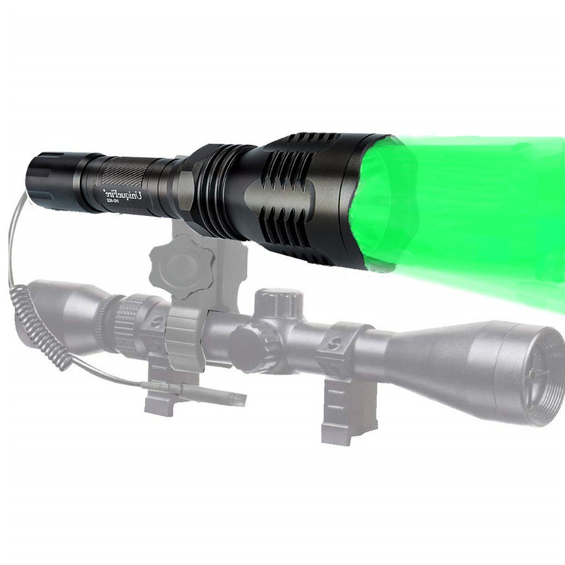 HS-802 long range XP-E2 5W Green brightest led flash light for hunting