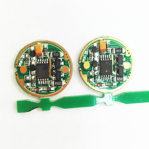 17mm diameter 3 Modes 3.7V-4.2V Input Circuit Driver XML L2 T6 XPL LED Flashlight Driver PCB Board