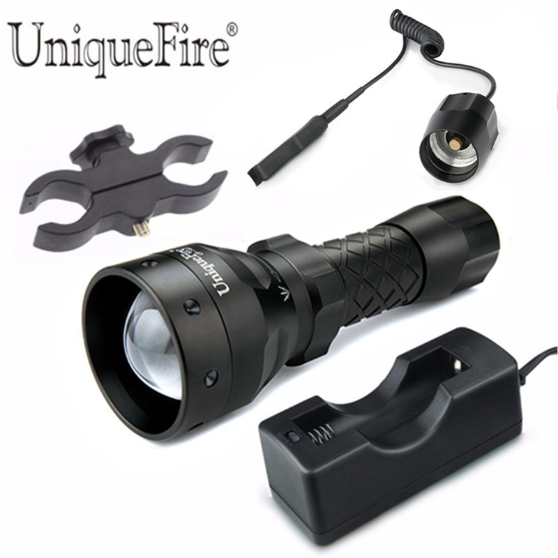 UniqueFire UF-1407 T38 SFH 4725AS ir led 940nm 5W illuminator night vision hunting infrared flashlight