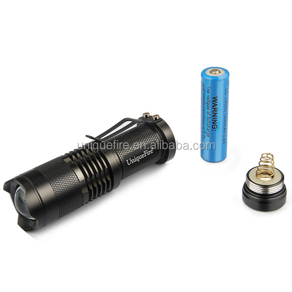 Mini 3W XP-E White LED Focus Zoom flashlight