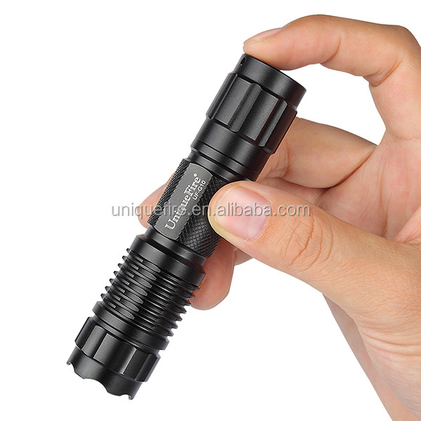 UniqueFire G10 AA dry battery powered 365nm LED UV torch light flashlight