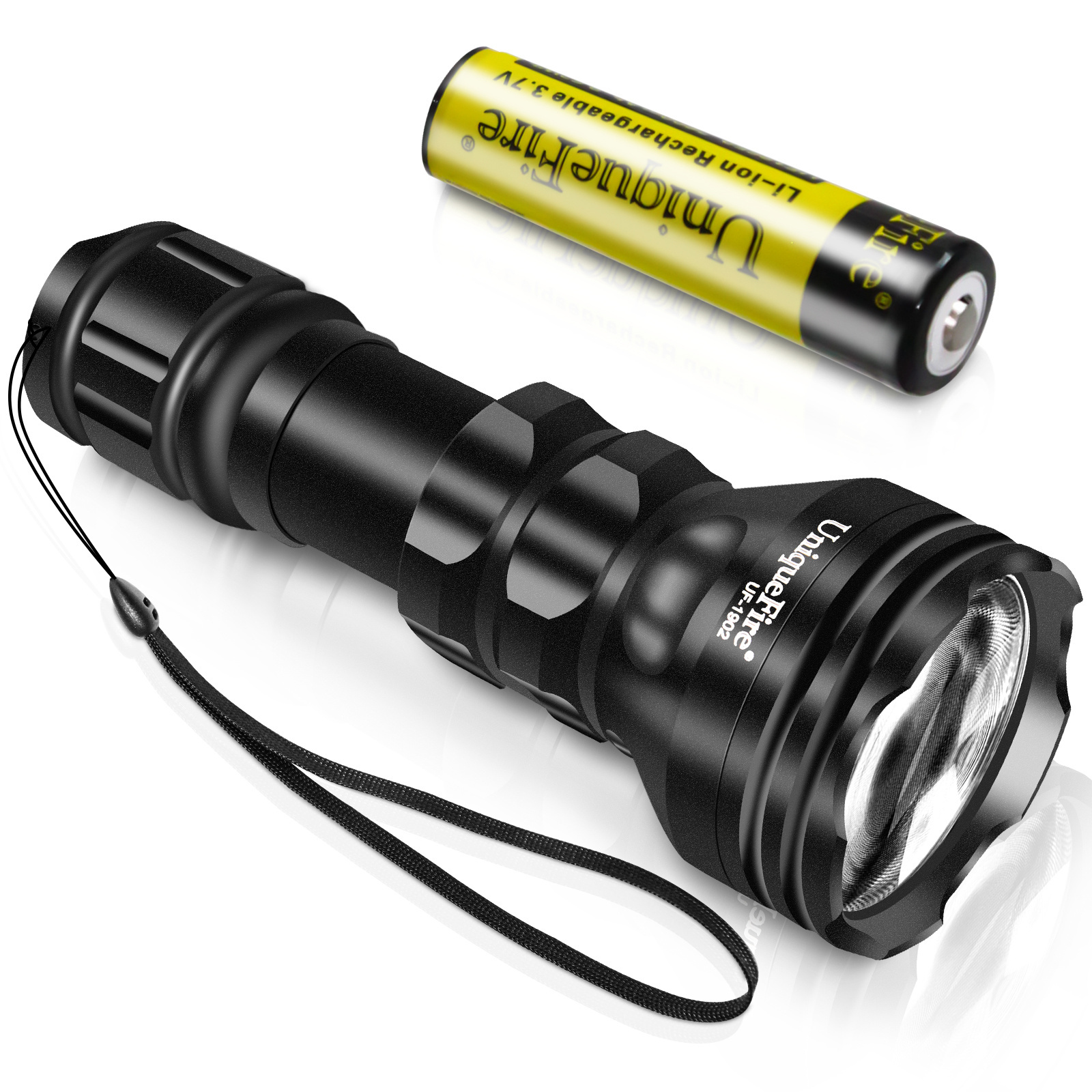 Outdoor Night Lighting Vision 1200Lm High Luminous Durable 18650 Battery Flashlight For Riding Fishing Camping Caving