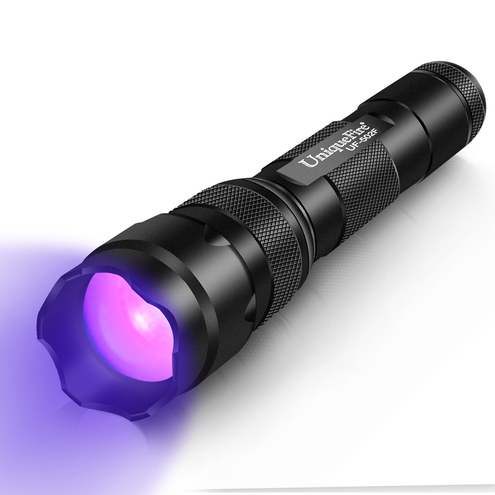 UniqueFire 502F Led UV 3W 395mn High Quality 18650 Patrol Scorpion Flashlight For Pets Interactive