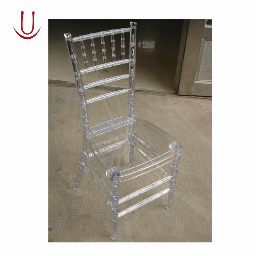 Resin Chiavari Chair acrylic plastic and polycarbonate for party event rental and wedding