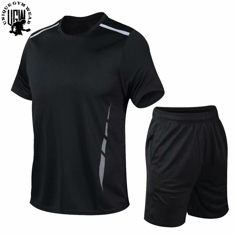 Men's Breathable Sports Suit Sportswear for Running Jogging Gym Fitness Training Soccer Tracksuit