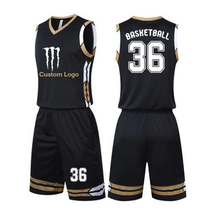 Basketball Sublimation Print 100% Polyester Basketball Jersey With Custom Logo Latest Style Basketball Uniform