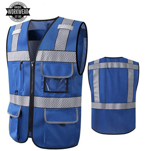 Hi Vis Heavy Duty Safety Vest OEM Service High Quality Visibility Tactical Vest Hi Vis Reflective Safety Vest