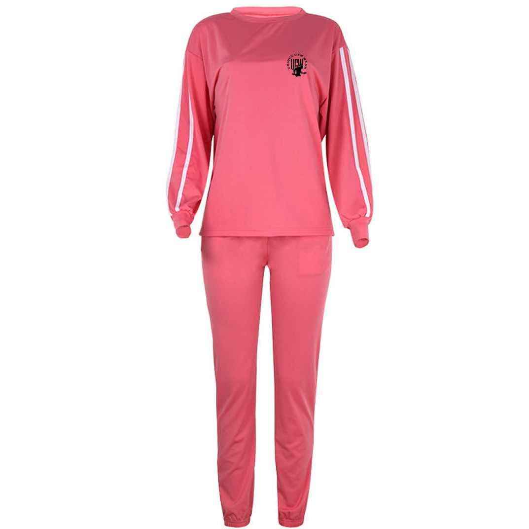 Wholesale Women Tracksuits Ladies Fashionable Plain Sweat suit For Girls Custom Made Gym Training Ladies Tracksuits