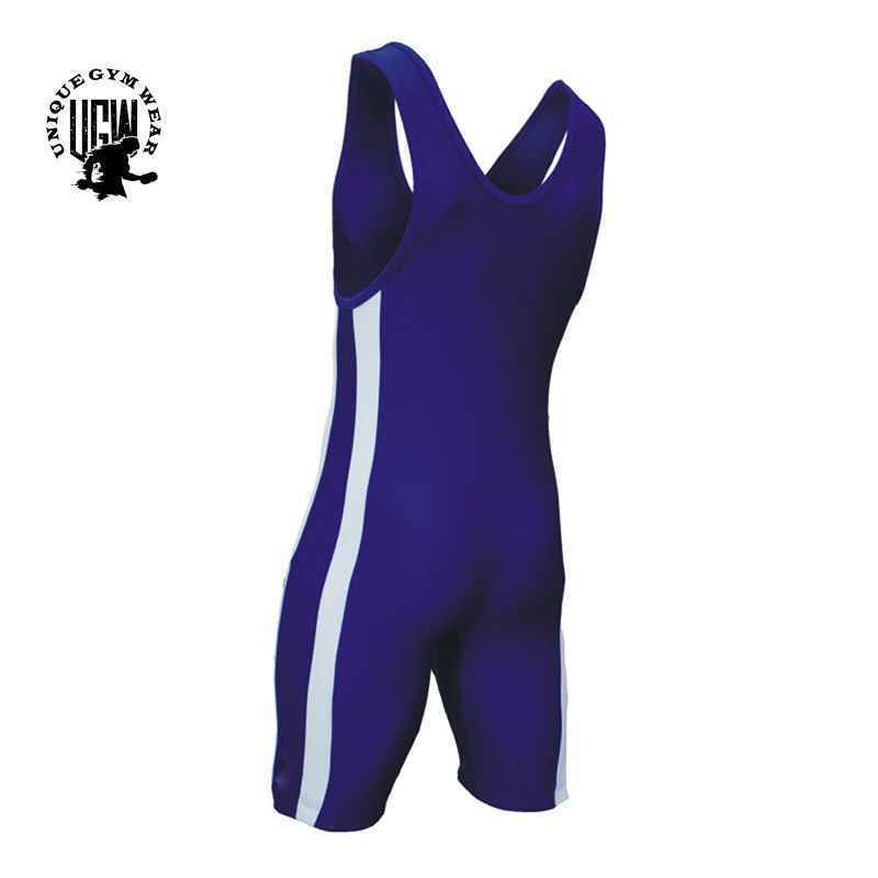 Tight Training Suit Print Wrestling Suit Freestyle Competition Training One-piece Wrestling Suit Children Adult High Stretch men