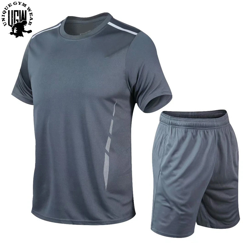 Men's Breathable Sports Suit Sportswear for Running Jogging Gym Fitness Training Soccer Tracksuit