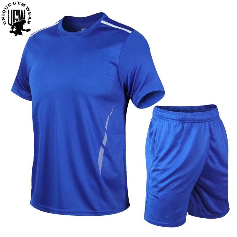 Men's Breathable Sports Suit Sportswear for Running Jogging Gym Fitness Training Soccer Tracksuit