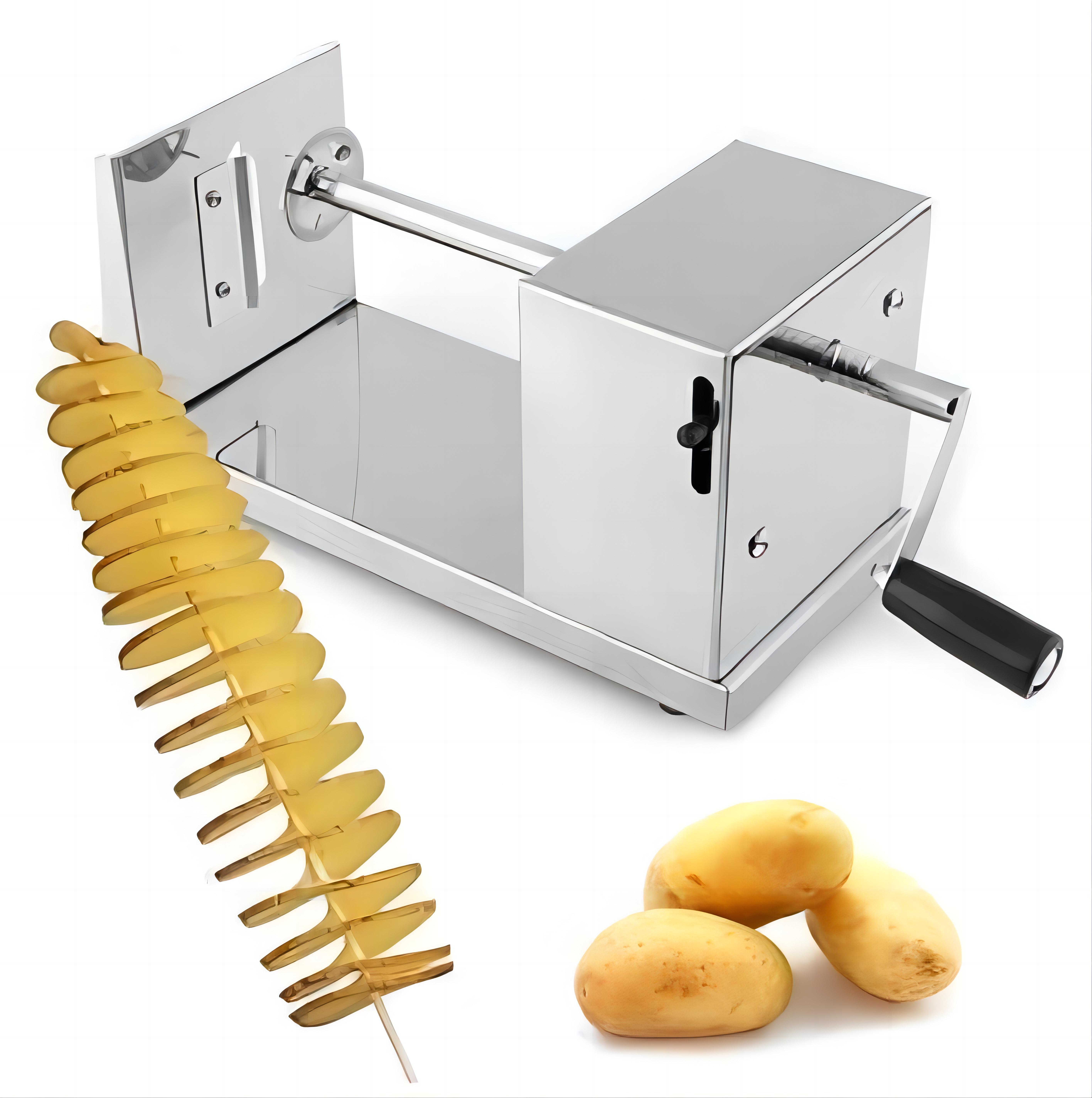 supper star kitchen equipment manual chips cutter tornado potato cutter slicer