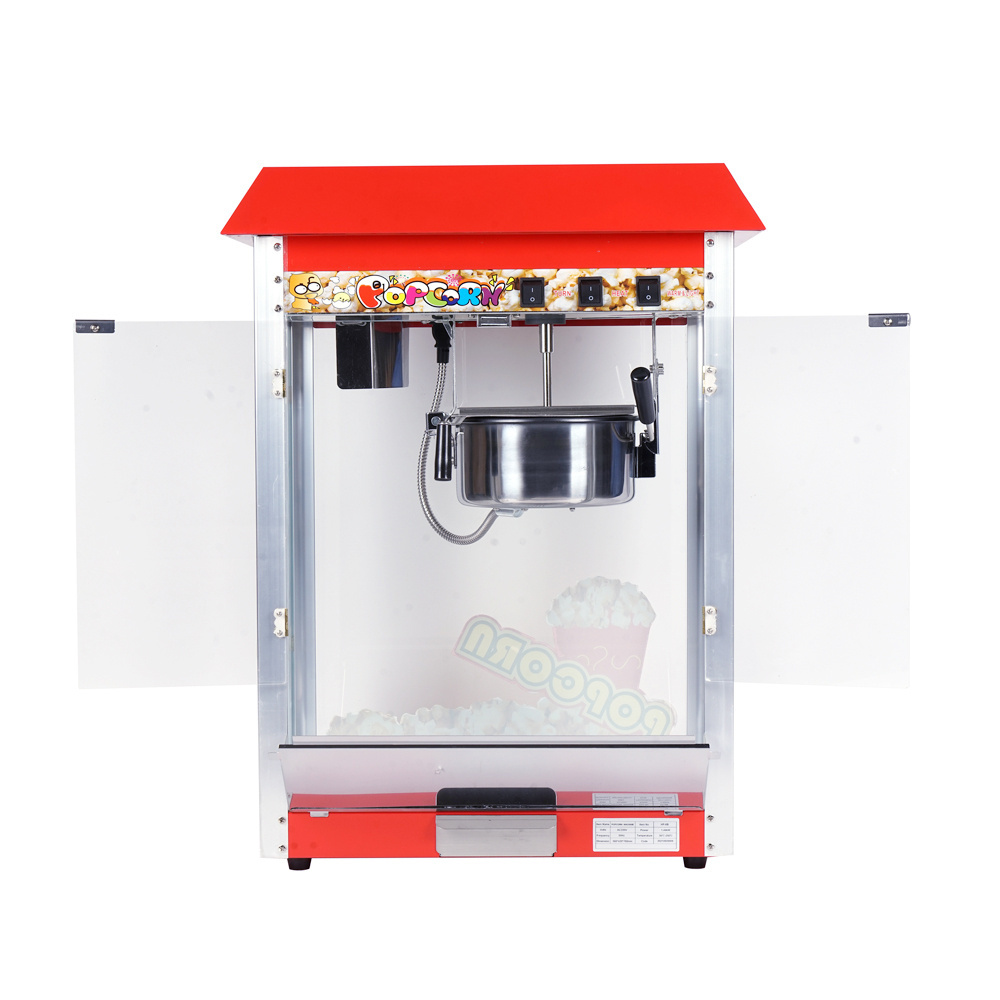 Industrial Caramel Flavored Electric Popcorn Machine Commercial Popcorn Making Machine