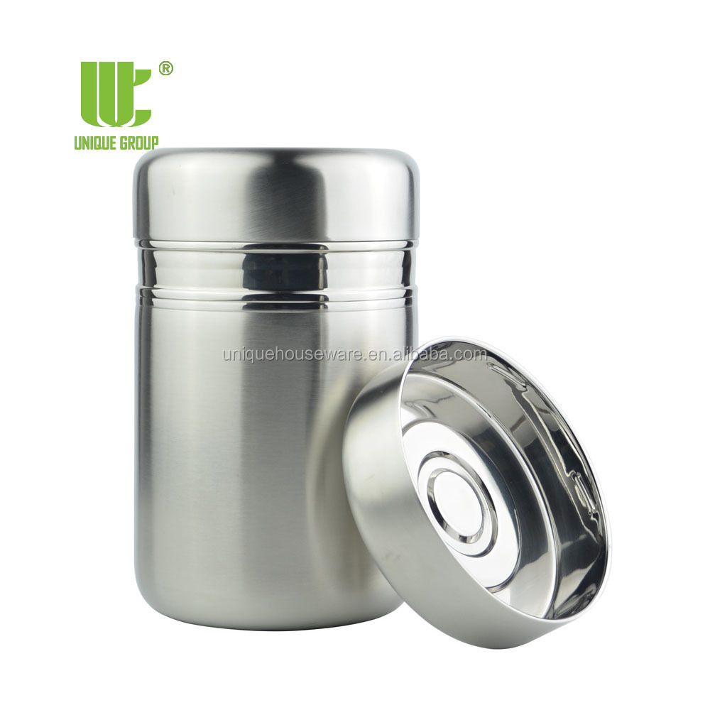 1.5L 1.9L Eco-friendly Large  Capacity Pure Stainless Steel Keep Warmer Glass Jar Yogurt Maker Food Storage Container With Lid