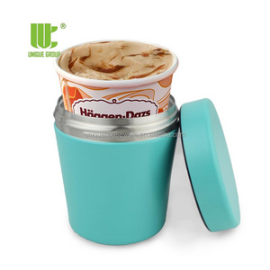 16oz Ice Cream Pint Double Wall Vacuum Insulated Stainless Steel Ice Cream Canteen Container